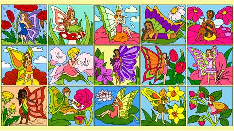 Fairies Coloring Book + Screenshots 1