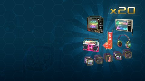 Pack de cosmétiques d'équipement Néon rétro