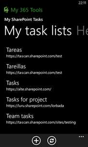 My SharePoint Tasks screenshot 1