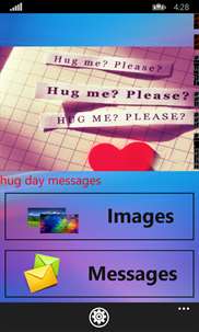 hug day messages screenshot 1