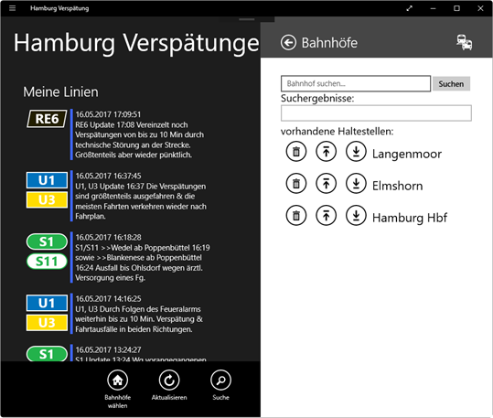 Hamburg Verspätung screenshot 6