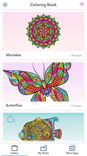 Coloring Book for Adults - Detailed Coloring Pages screenshot 3