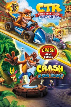 Cover poster for Crash Bandicoot™ Bundle - N. Sane Trilogy + CTR Nitro-Fueled