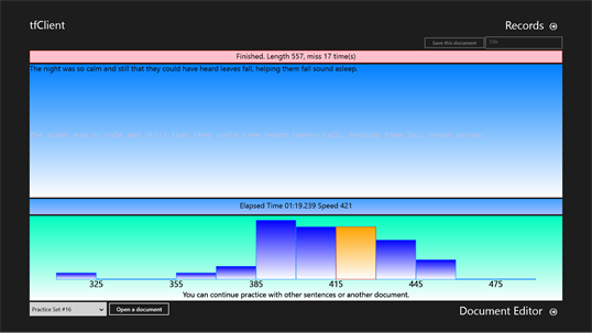 tfClient screenshot 2