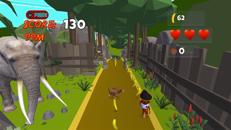 Pirate Monkey Run! - Xbox - (Xbox)