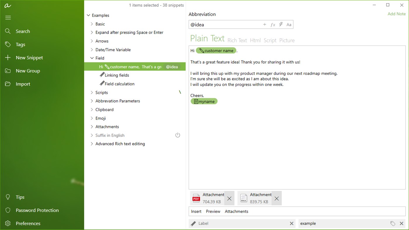 #3. aText (Windows) 来自: Tran Ky Nam