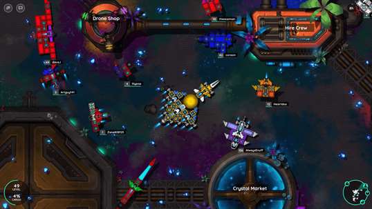 Exocraft.io - Battle & Build Space Ship Fleets screenshot 3