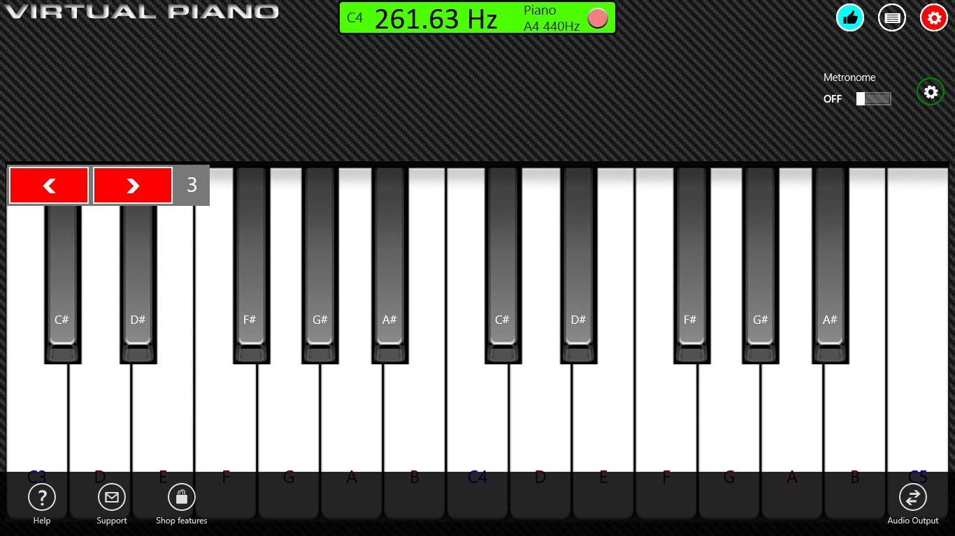 Virtual Piano - Aplicaciones de Microsoft