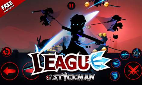 League of Stickman Free - Shadow Ninja Screenshots 2