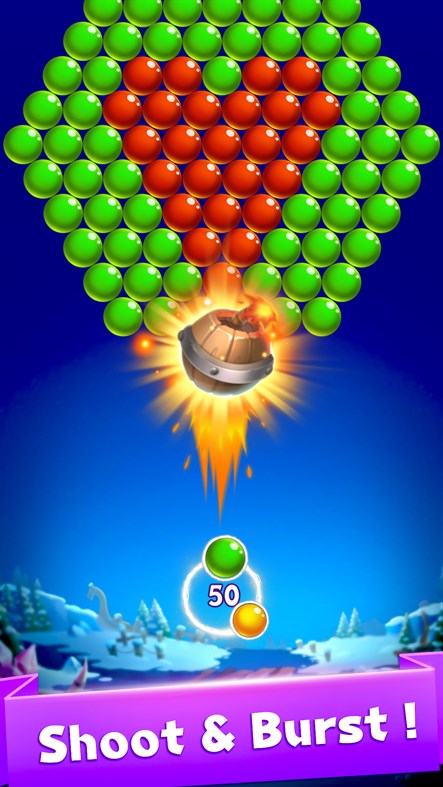 #9. Bubble Shooter Viking Pop! (Windows) Podle: Hangzhou Huiwan Technology Co. Ltd.