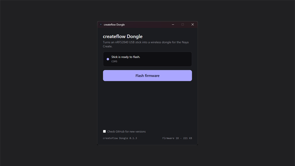 createflow Dongle (Windows) Podle: Sünkel Media & Merch