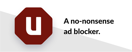 uBlock marquee promo image