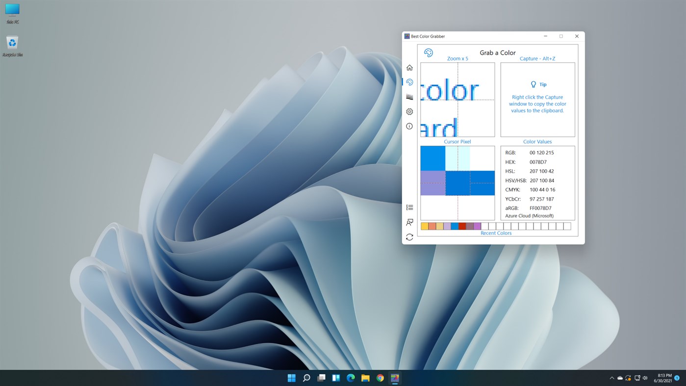 #2. Best Color Grabber (Windows) Por: Emotum