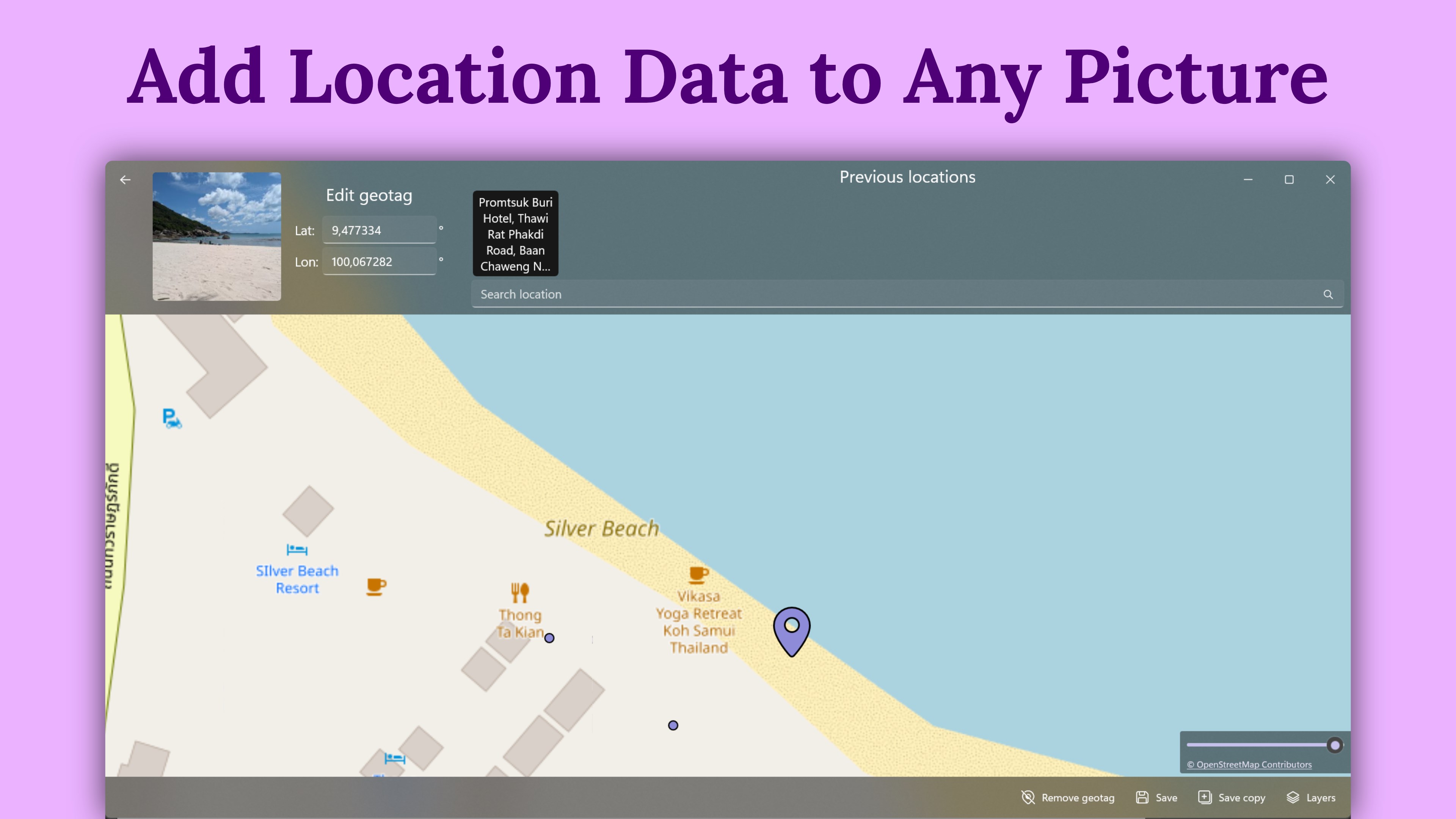 GeoPhoto - Photo Map & GPS Geotagging screenshot