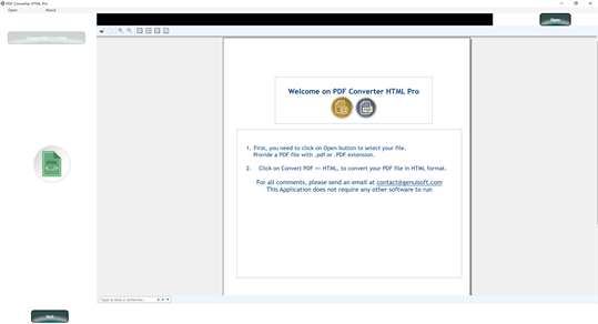 PDF Converter HTML Pro screenshot 1