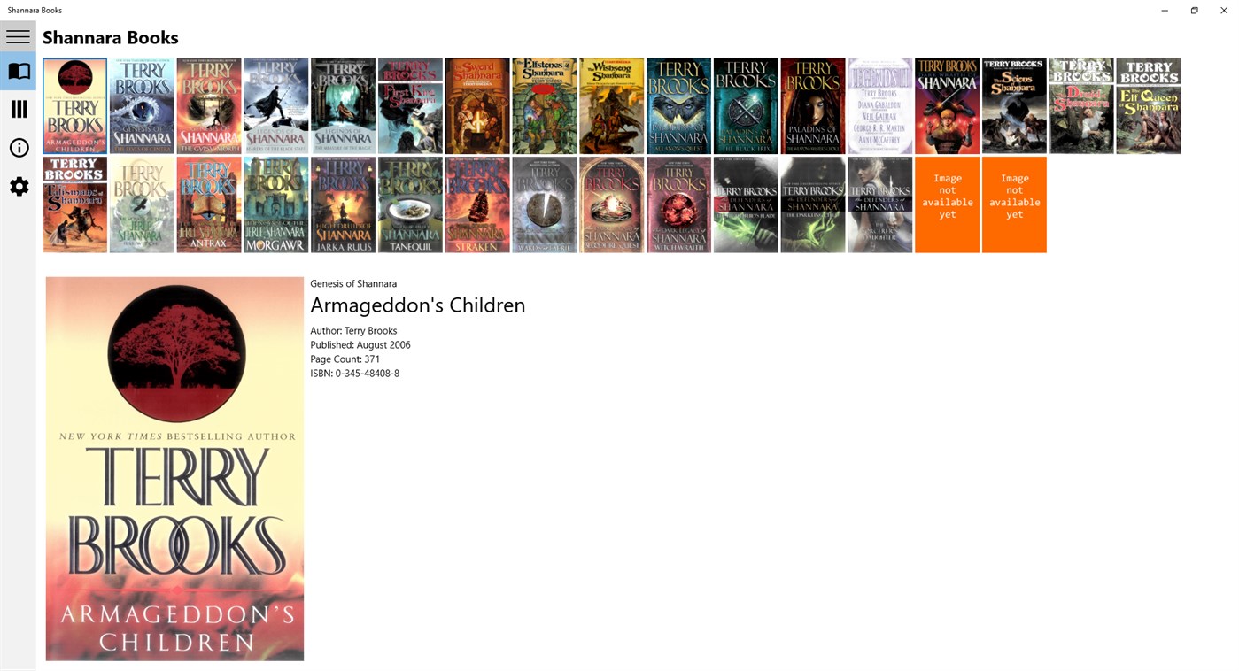 #1. Shannara Books (Windows) By: Phairalsoft