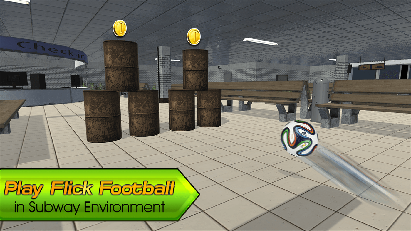 #1. Subway Football Clicks (Windows) Tekijänä: 3Dee Space