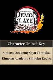 Klucz do odblokowania postaci (Giyu Tomioka oraz Shinobu Kocho z Akademii Kimetsu)