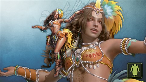 Ropa de samba festiva de la Encargada