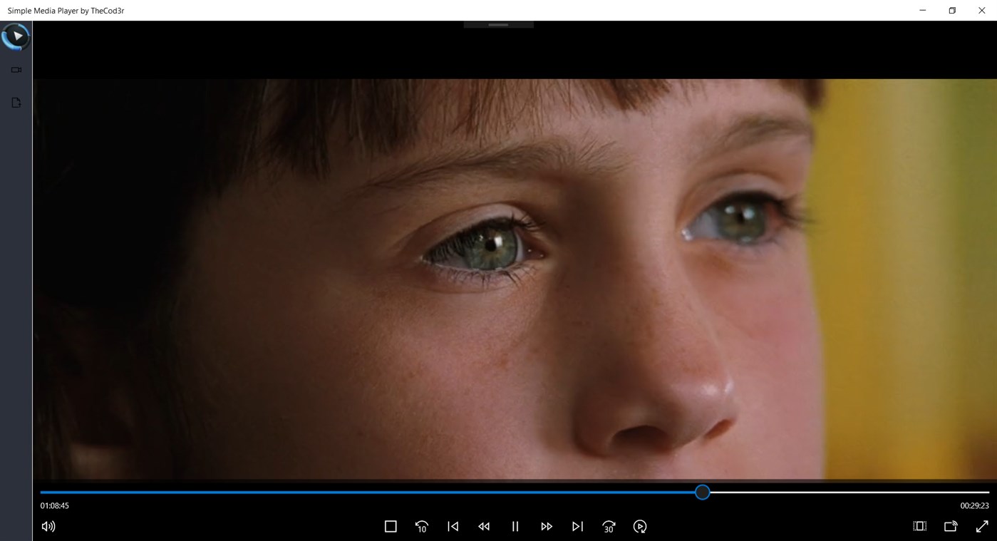 #1. Simple Media Player by TheCod3r (Windows) Podle: TheCod3r Software