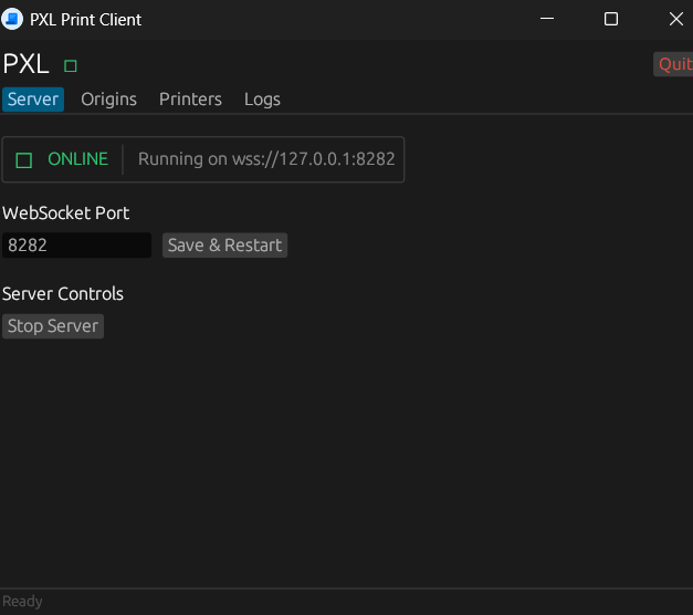 PXL Client screenshot