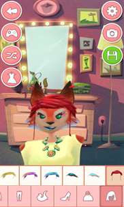 Fashion designer dress up - animal games for kids screenshot 2