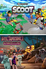Hotel Transylvania 3 Des monstres à la mer ! et Crayola Scoot