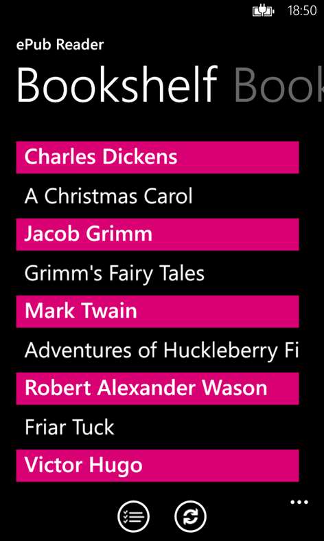 ePub Reader Screenshots 1