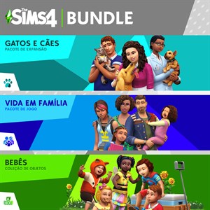 The Sims 4 Bundle - Gatos e Cães, Vida em Família, Bebês Coleção de Objetos