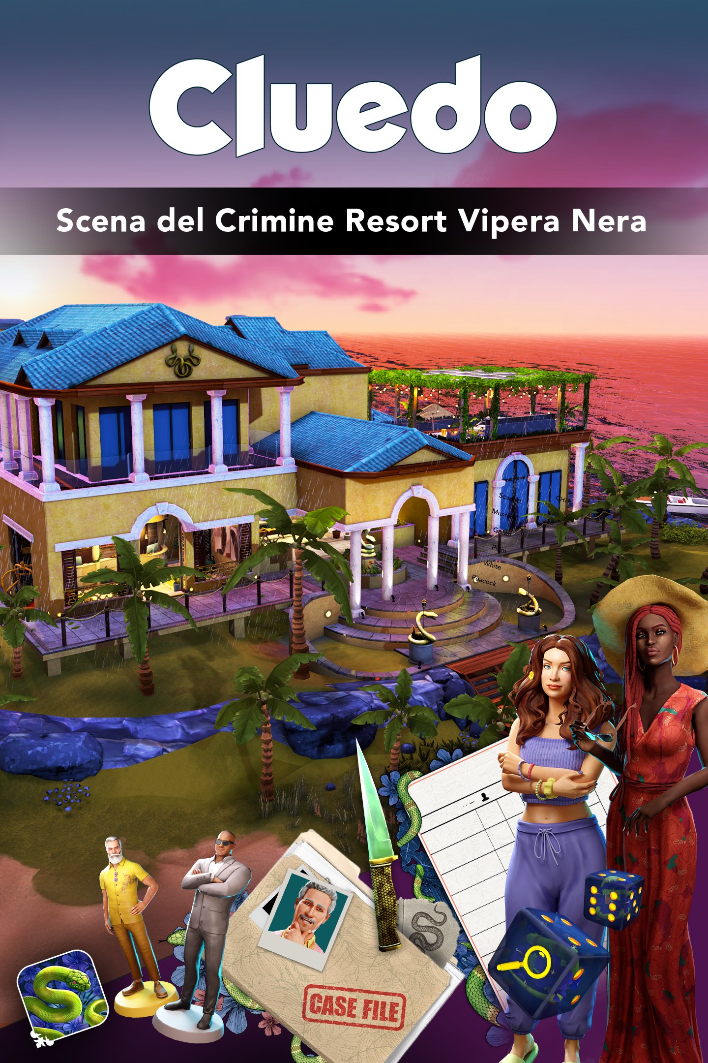 Clue: Black Adder Resort Crime Scene | Xbox | Chiave | Privato