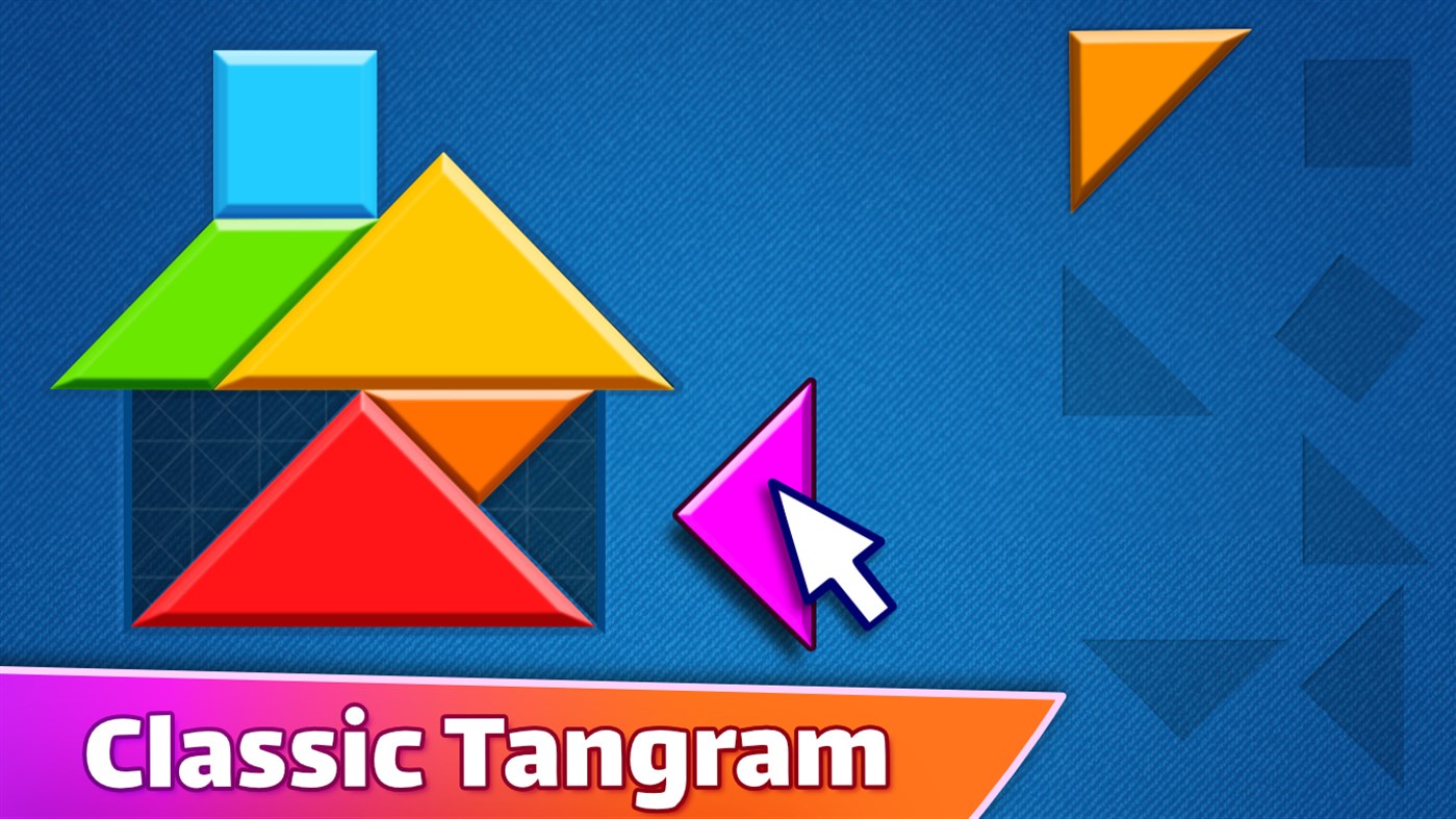 #1. Tangram Puzzle: Polygrams Game (Windows) De: RV AppStudios