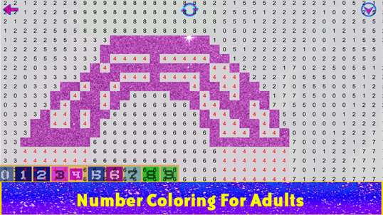 Beauty Glitter Color By Number: Pixel Art, Sandbox Girls Coloring Book screenshot 2