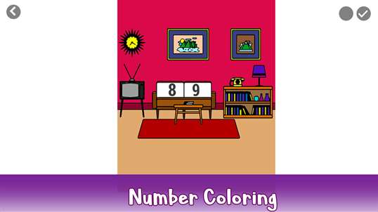 House Interior Color By Number: Home Coloring Book screenshot 5