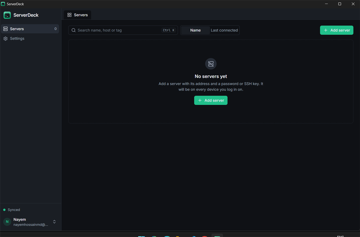 #2. ServerDeck (Windows) 게시자: Md Nayem Hossain