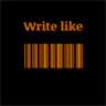 Write Like Barcodes