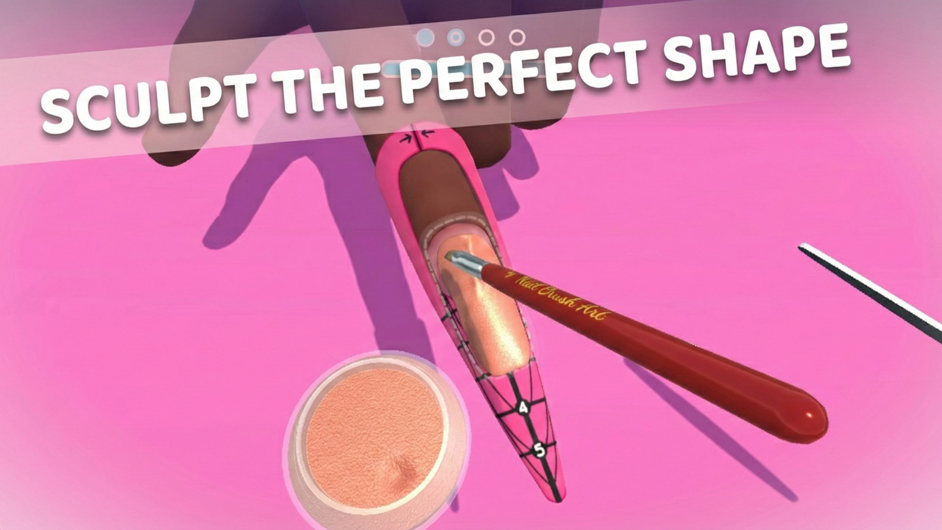 3D Acrylic Nail Art: Salon screenshot
