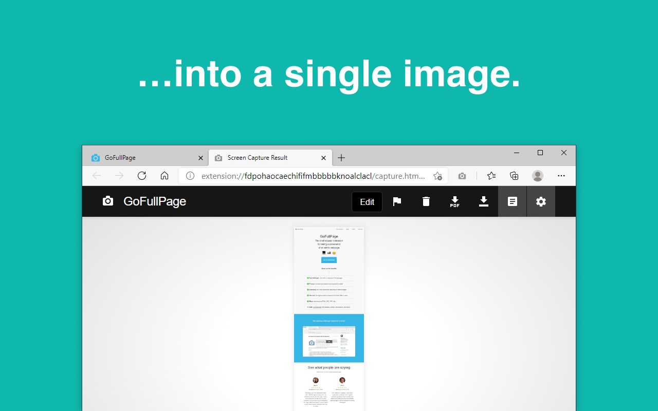 GoFullPage - Full Page Screen Capture for Edge