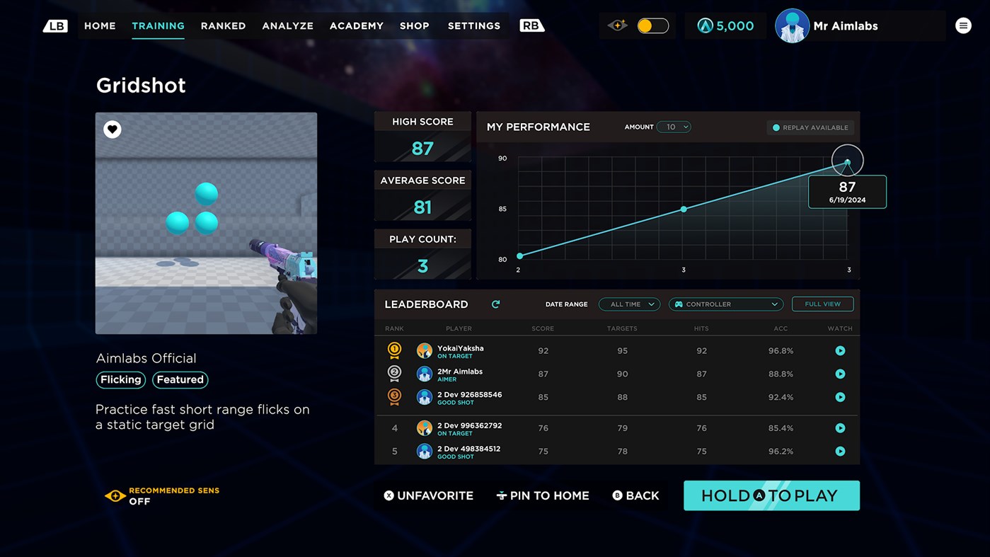 #8. Aimlabs Elite Edition (Xbox) 来自: State Space Labs