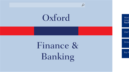Oxford Dictionary of Finance and Banking screenshot 1