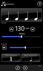 MyMetronome screenshot 1