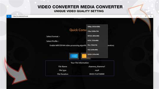 Video Converter Media Converter All Formats- Video to Mp3 screenshot 4