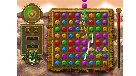 Montezuma Blitz Jewels screenshot 1