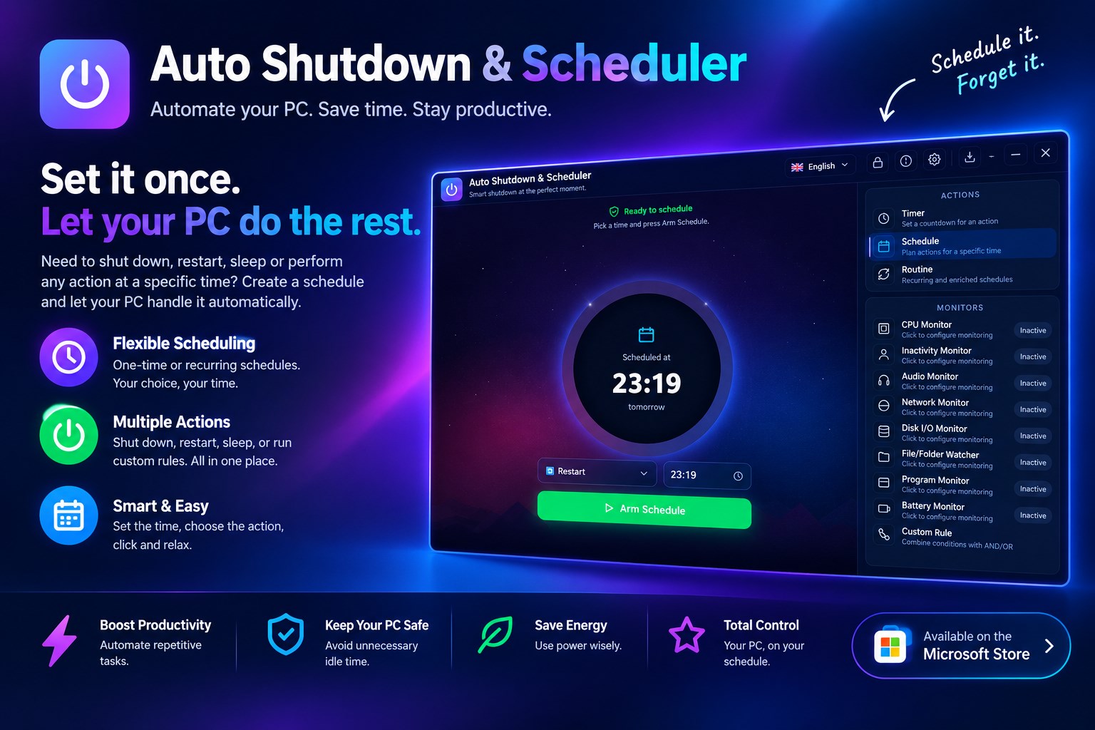 Auto Shutdown & Scheduler screenshot