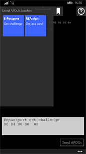 NFC APDU Terminal screenshot 3