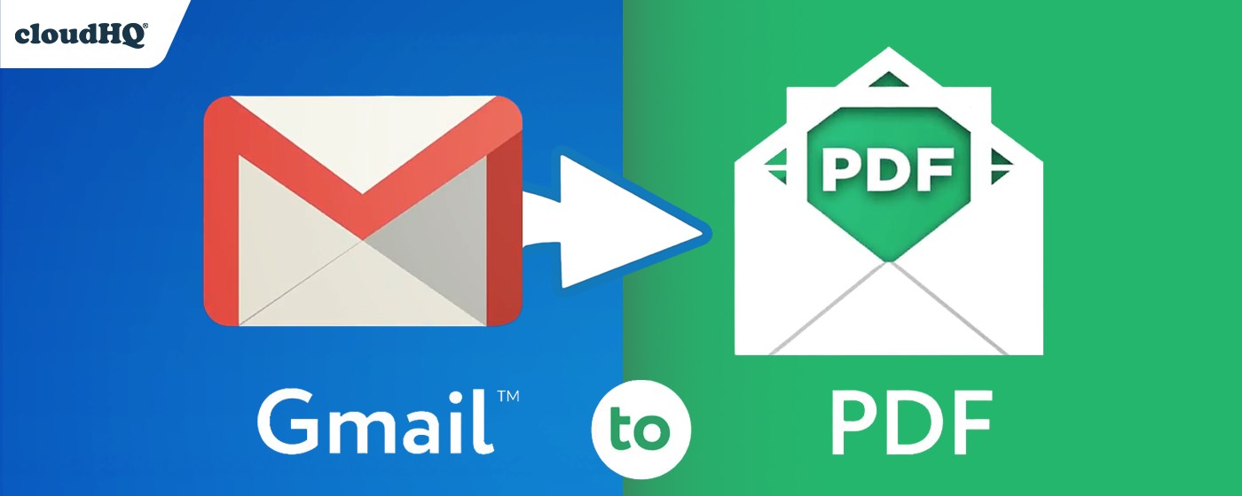 Save Emails as PDF by cloudHQ