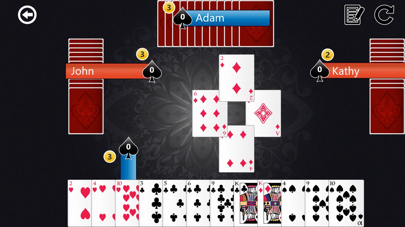 spades card game against computer free online