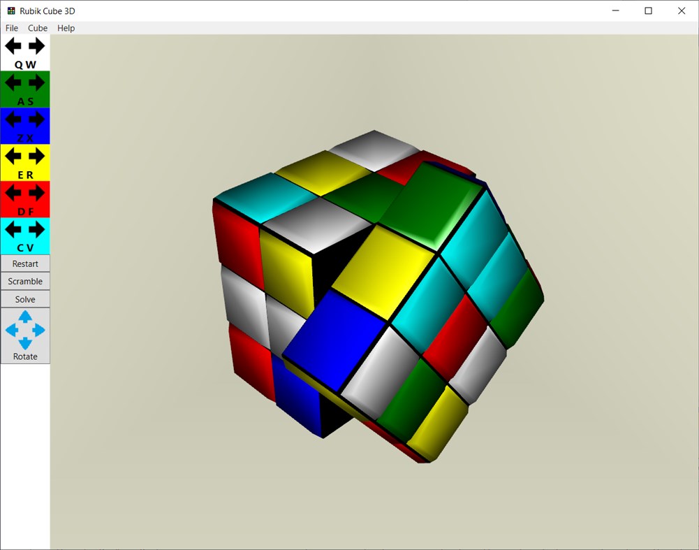 #5. Rubik Cube 3D (Windows) 由: PROGRAMATIC S.R.L.