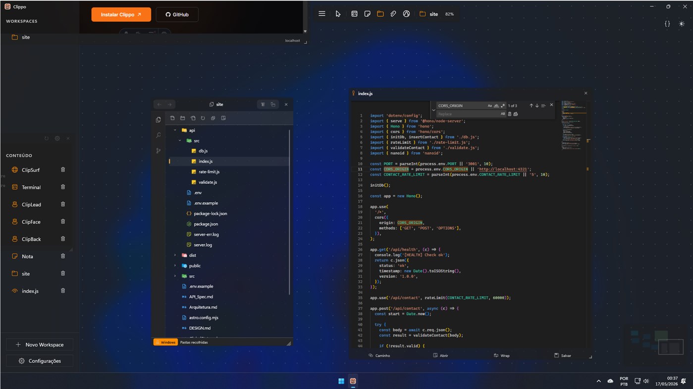 #4. Clippo (Windows) By: Thiago Grião