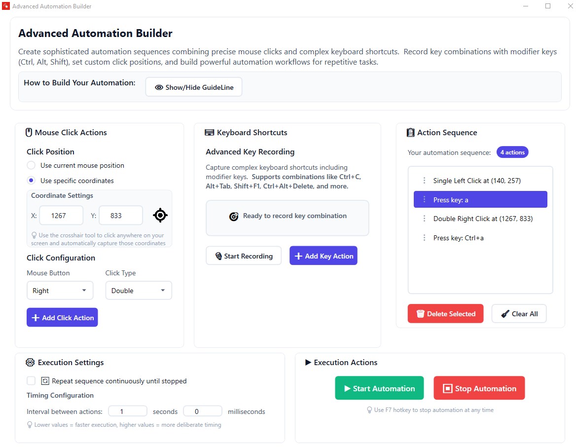 Auto Clicker - Key presser screenshot