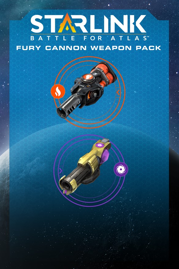 Starlink: Battle for Atlas - Fury Cannon Weapon Pack Xbox Series X|S and Xbox One cover art